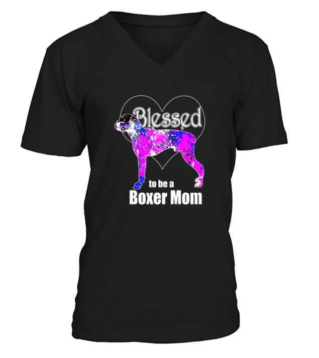 Boxer Dog Mom TShirt V-Neck T-shirt