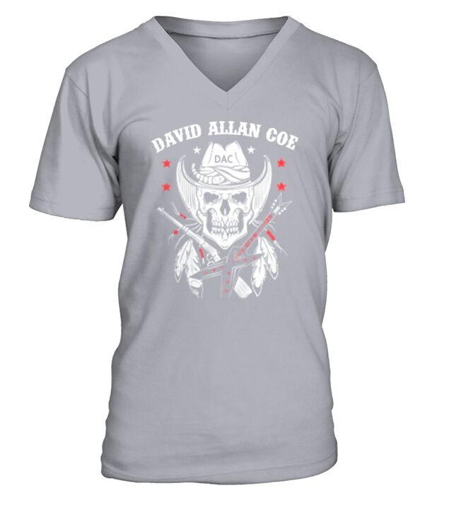 David Allan Coe V-Neck T-shirt