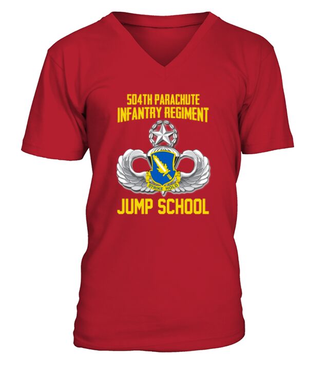 504th parachute infantry regiment V-Neck T-shirt