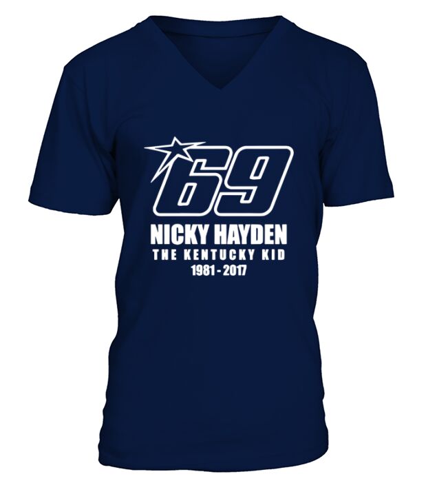 Tribute To Nicky Hayden T-Shirt V-Neck T-shirt