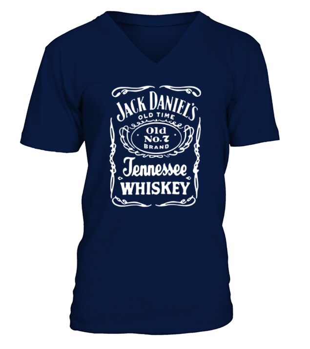 Jack Daniels Old Time Tennessee Whiskey V-Neck T-shirt