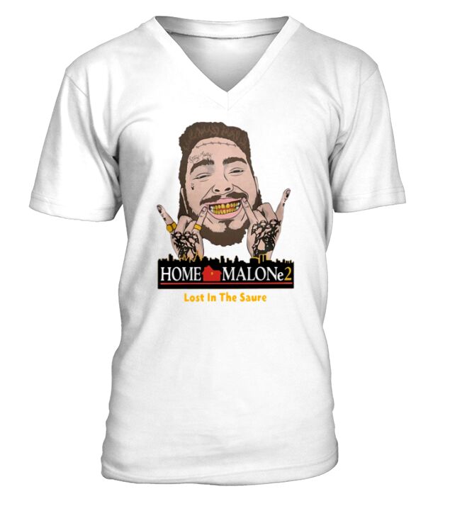 Home Malone V-Neck T-shirt