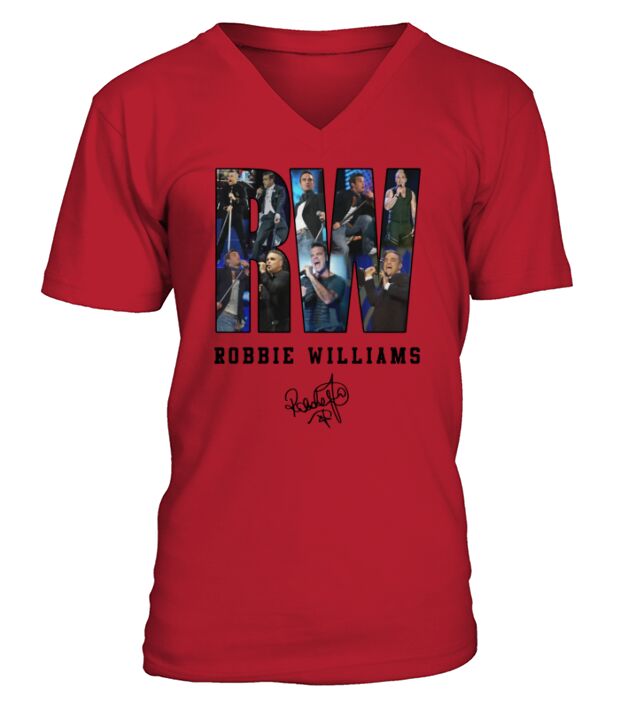 ROBBIE WILLIAMS V-Neck T-shirt