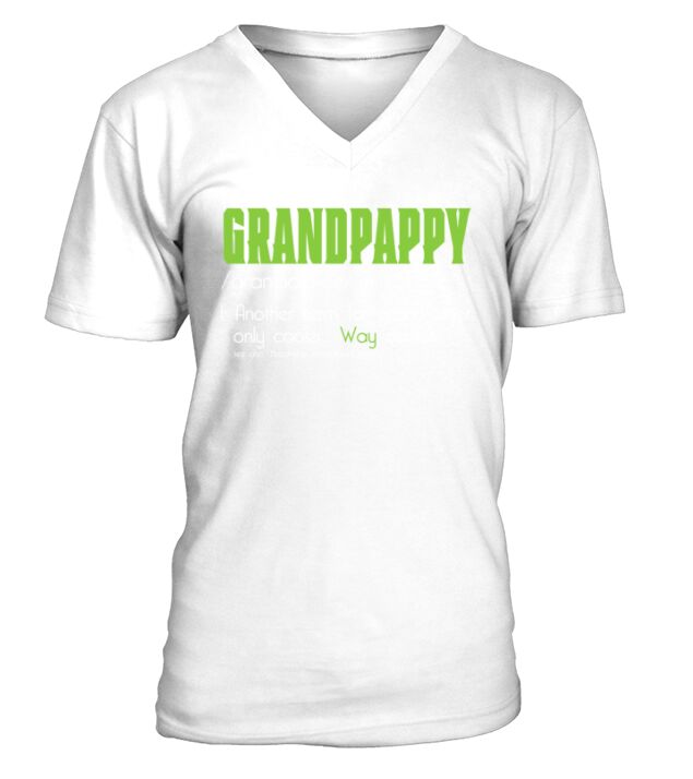 Grandpappy Cool Funny Definition 2020 V-Neck T-shirt