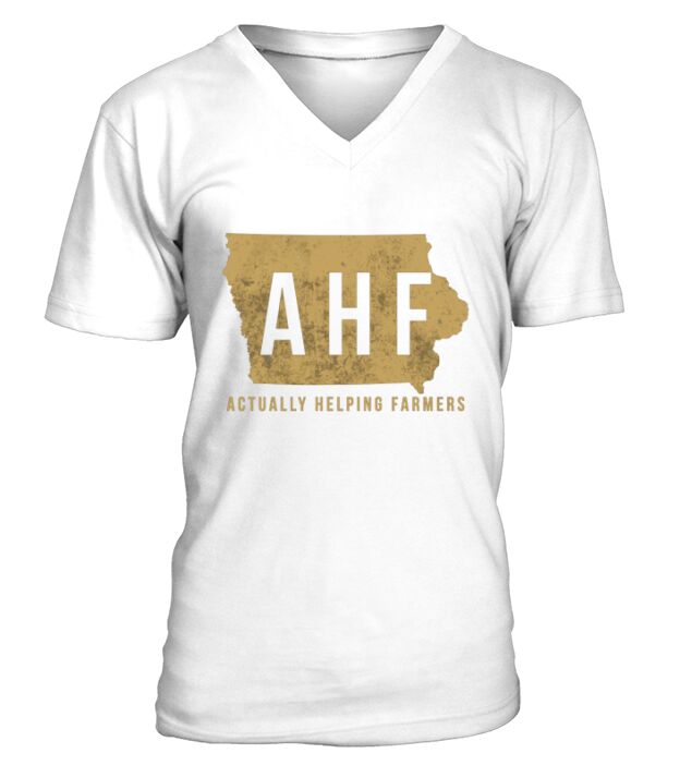 Actually Helping Farmers shirt V-Neck T-shirt