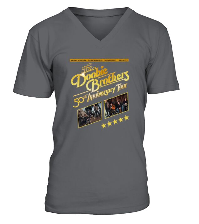 The Doobie Brothers 50th Anniversary Tour V-Neck T-shirt