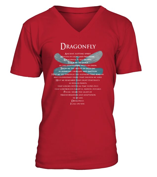 Dragonfly Prayer V-Neck T-shirt