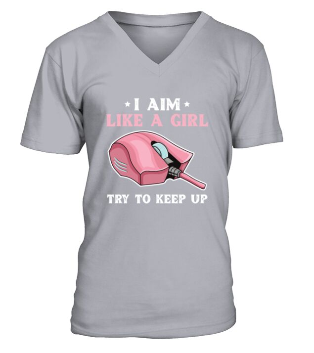 PC Gaming Quote for a Computer Gaming Girl V-Neck T-shirt