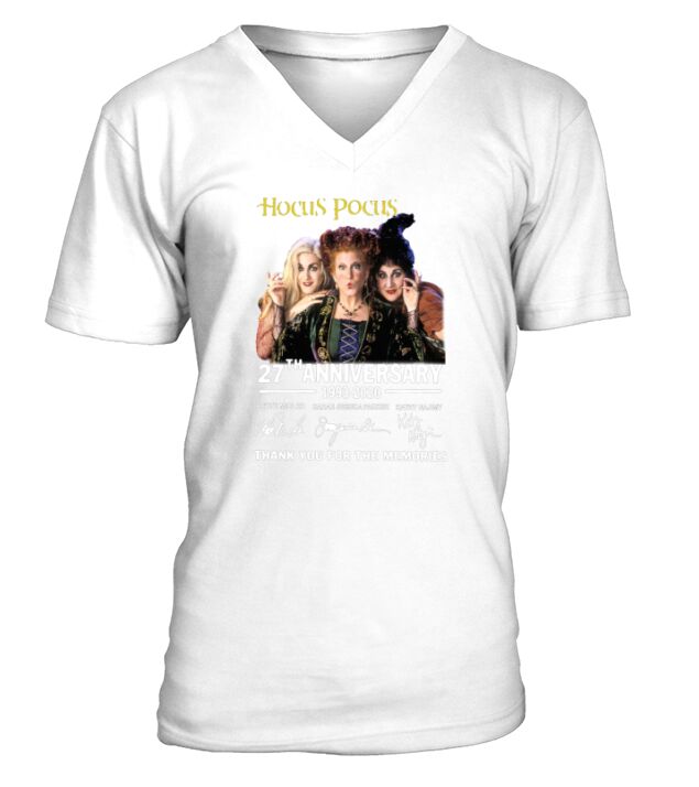 Hocus pocus 27th anniversary 1993 2020 thank you for the memories signatures V-Neck T-shirt