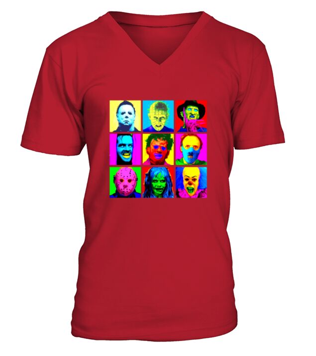 Horror V-Neck T-shirt