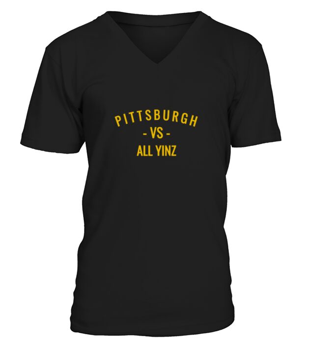 Pittsburgh vs All Yinz V-Neck T-shirt