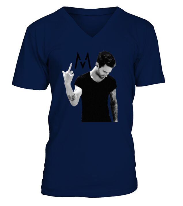 Adam Levine rock V-Neck T-shirt