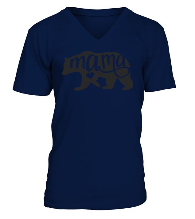Mama Bear V-Neck T-shirt