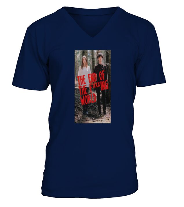 the end of the f ing world V-Neck T-shirt