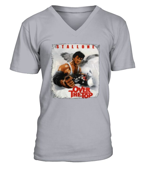 Au dessus du Stallone Vintage des années 80 V-Neck T-shirt