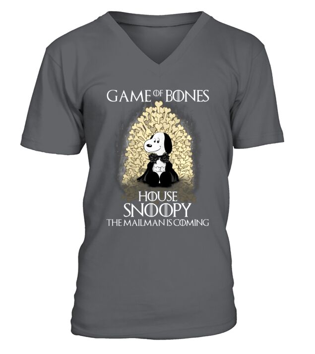 Game Of Bones Snoopy Tshirt V-Neck T-shirt
