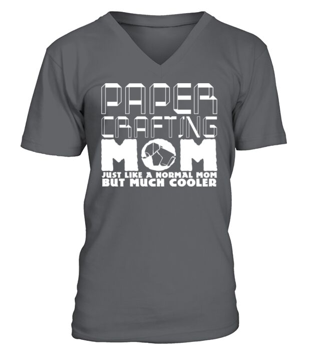 Papercrafting Mom Joke Papercraft Paper Origami V-Neck T-shirt