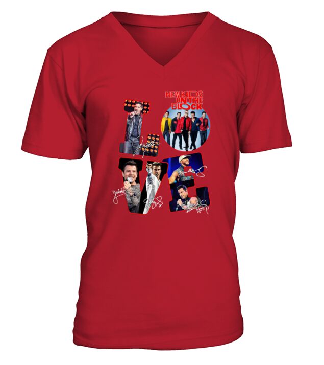 Love New Kids On The Block Signature - Baby Onesie V-Neck T-shirt