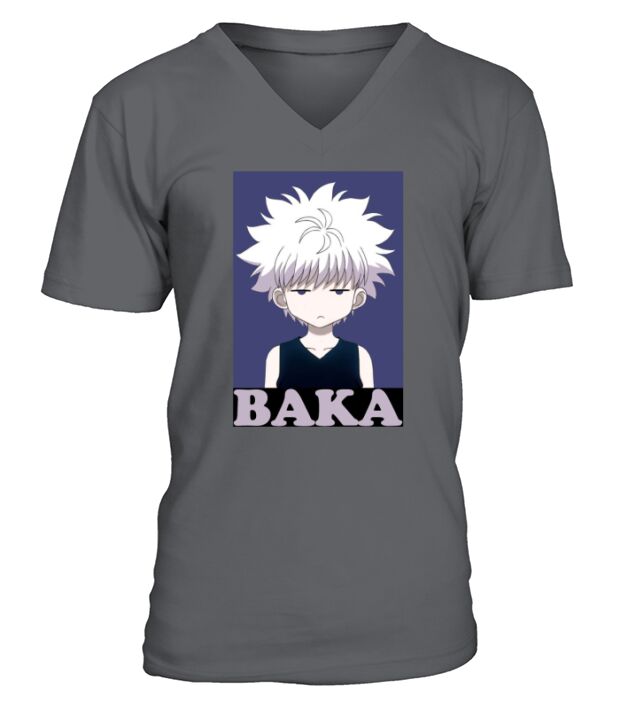 shirt Hunter X Hunter-Killua Zoldyck-Baka V-Neck T-shirt