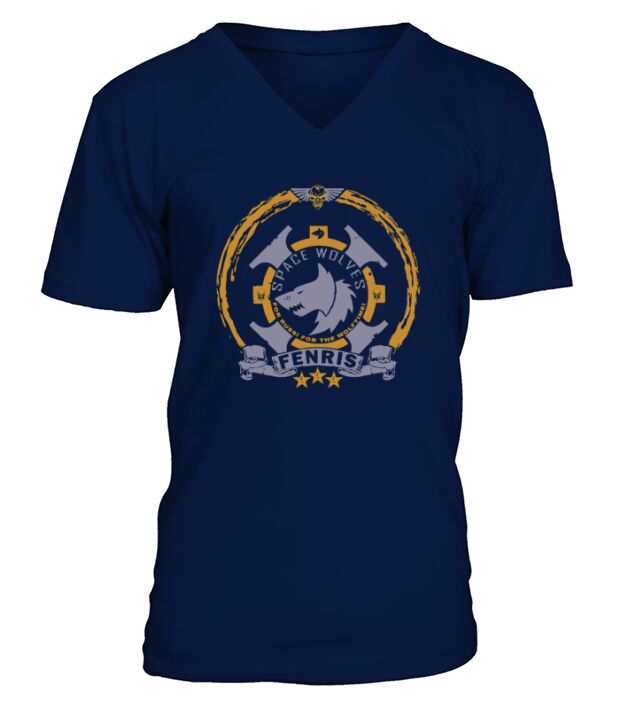 SPACE WOLVES FENRIS T-Shirt V-Neck T-shirt