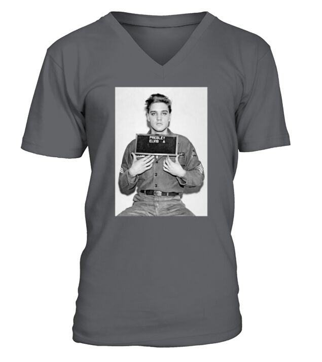 Elvis Presleys mugshot 1956 Tshirt V-Neck T-shirt