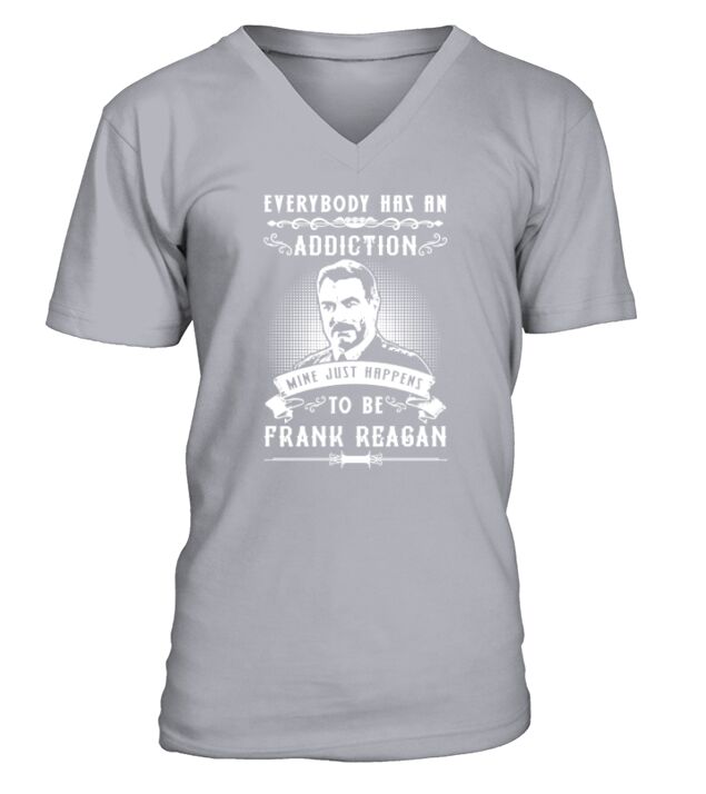 Addiction  To Be Frank Reagan V-Neck T-shirt