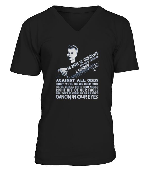 John Prine Dancing In Our Eyes V-Neck T-shirt
