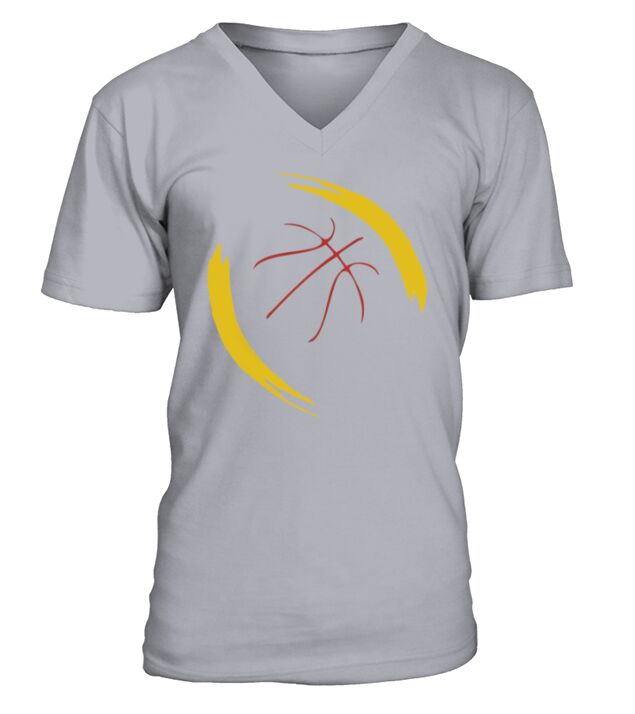 basketball cool design V-Neck T-shirt