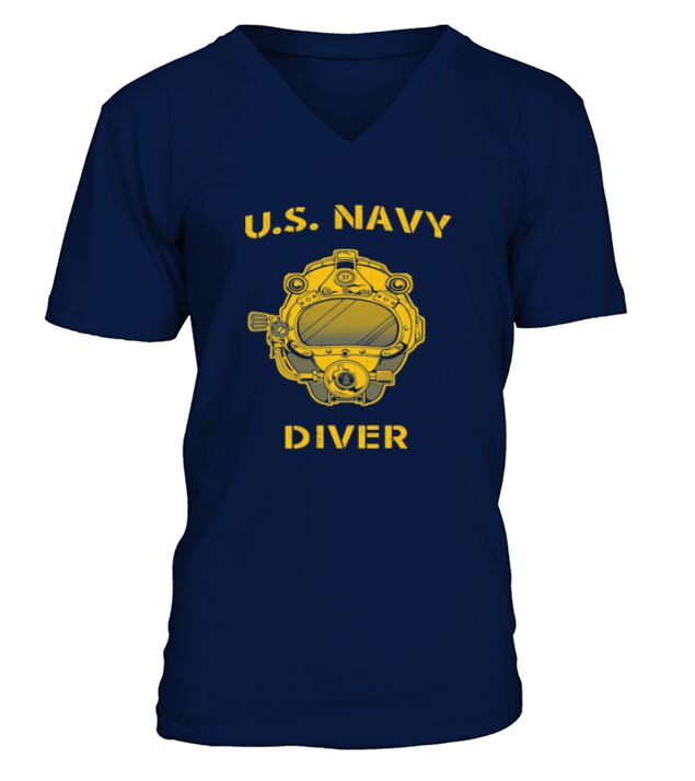 Us Navy Diver Back Only shirt V-Neck T-shirt