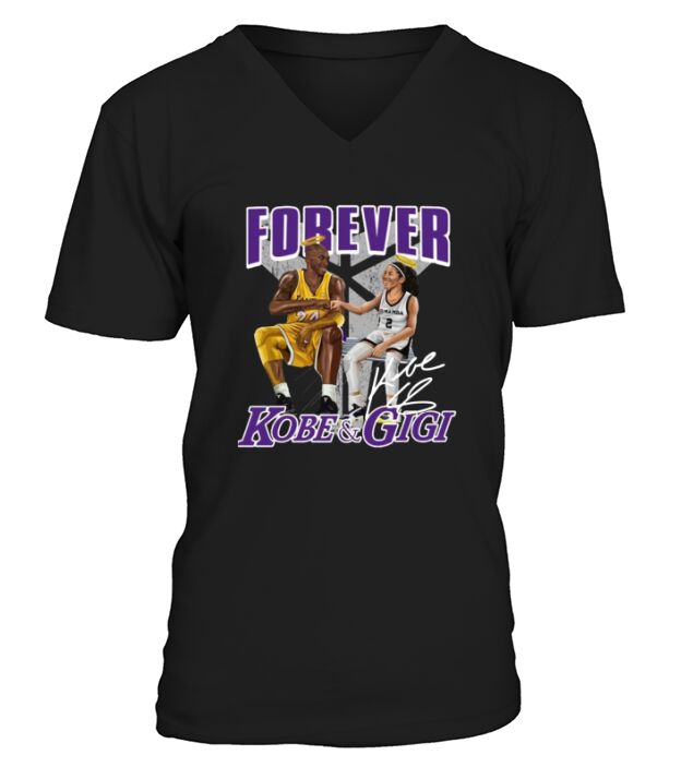 Forever Kobe and Gigi Signature V-Neck T-shirt