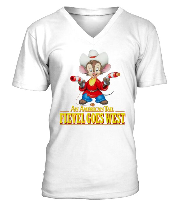 An American Tail: Fievel goes west V-Neck T-shirt