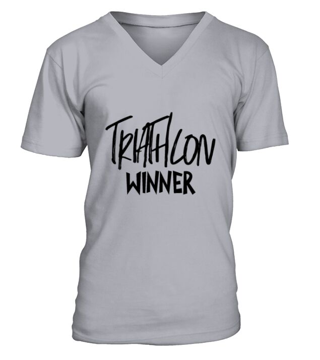 Triathlons Athlete Triathlon Triathlon Runner Team V-Neck T-shirt