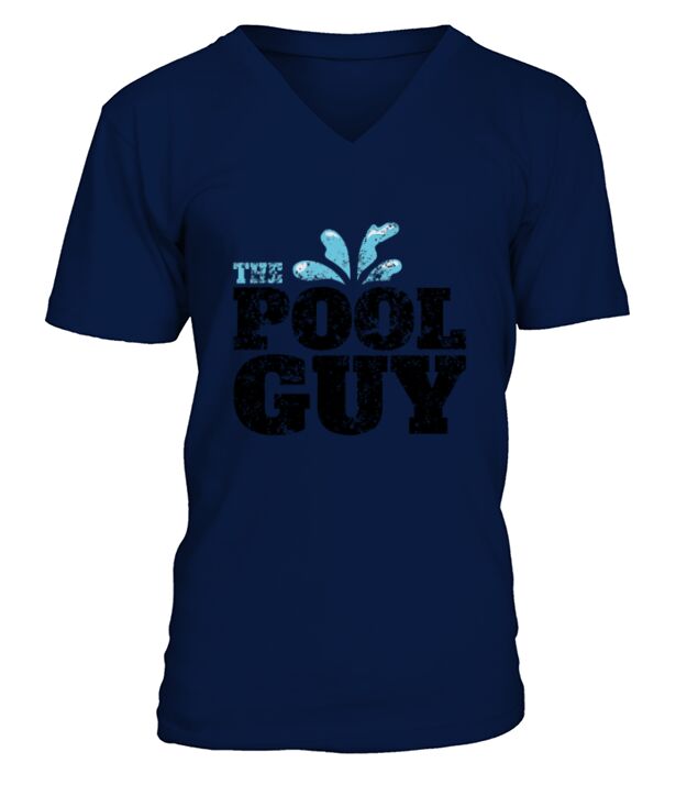 Vintage The Pool Guy Funny Swimming V-Neck T-shirt