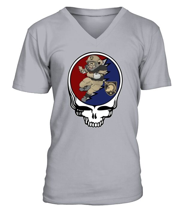GratefulDead Army Black Knights V-Neck T-shirt