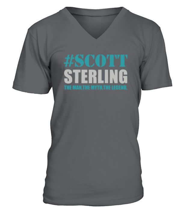 Scott Sterling The Man The Myth The Legend V-Neck T-shirt