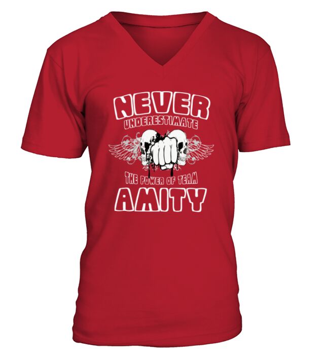 Amity Power From Amity - TeeForAmity V-Neck T-shirt