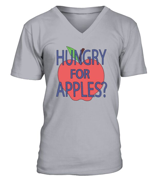 Rick &amp;amp; Morty-Hungry For Apples shirt V-Neck T-shirt