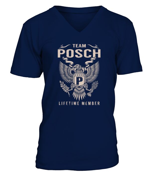 Team POSCH Lifetime Member Name Shirts V-Neck T-shirt