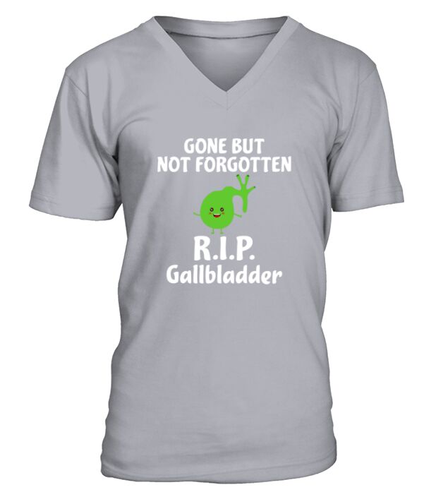 Gone But Not Forgotten RIP Gallbladder - Coffee Mug (colored) V-Neck T-shirt