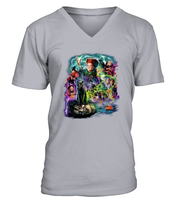 Sanderson Sisters Halloween Hocus Pocus V-Neck T-shirt