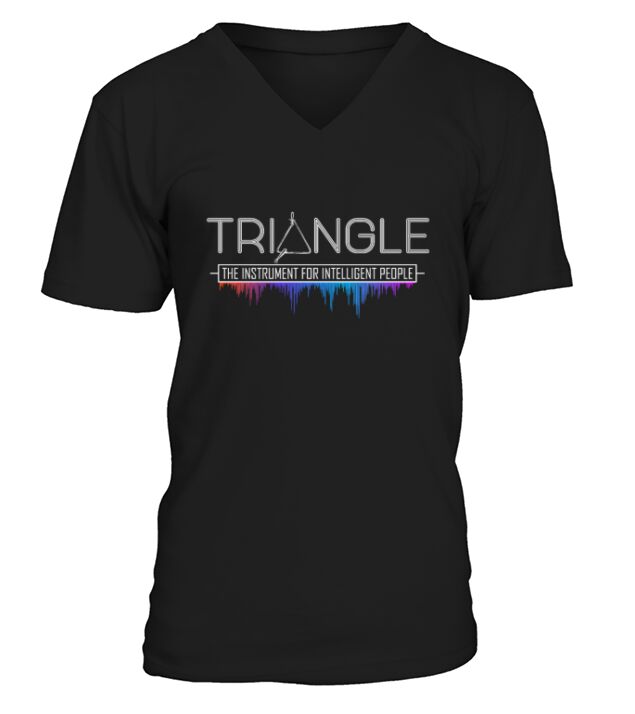 Triangle Drums Marching Band Carnival Gift V-Neck T-shirt