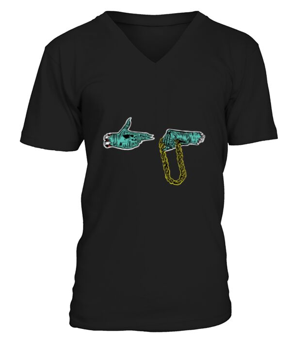 Run The Jewels 2 Killer Mike Hip Hop Cover Rock Music Band V-Neck T-shirt
