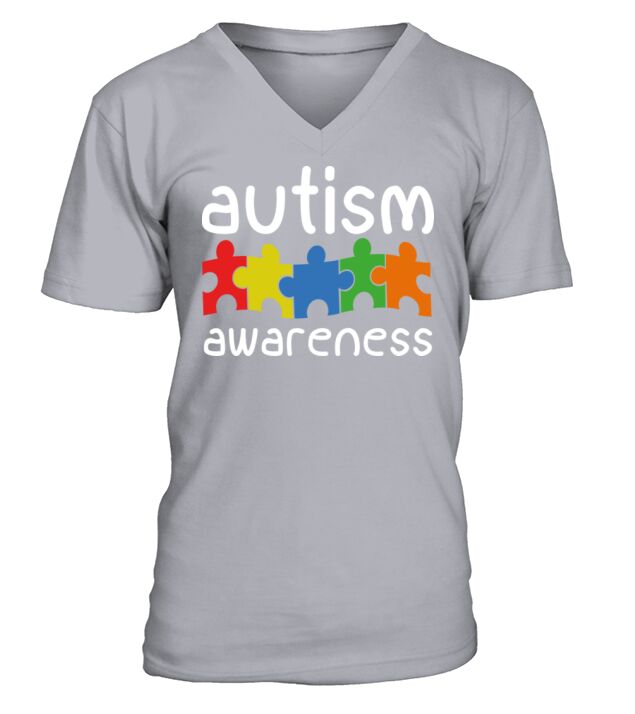 Autism Awareness V-Neck T-shirt