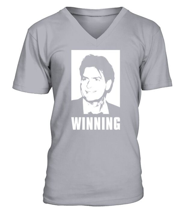 CHARLIE SHEEN WINNING OFFICIAL T-Shirt V-Neck T-shirt