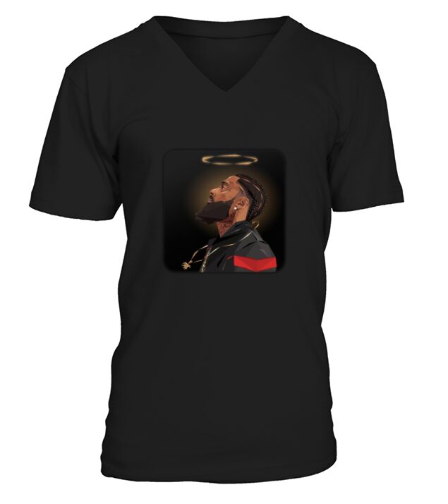 Nipsey Hussle V-Neck T-shirt