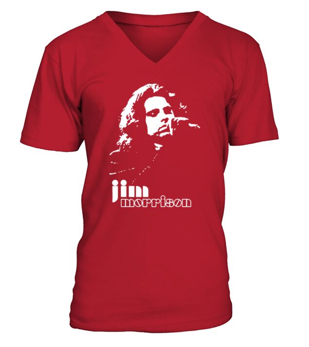 Jim Morrison Fan V-Neck T-shirt