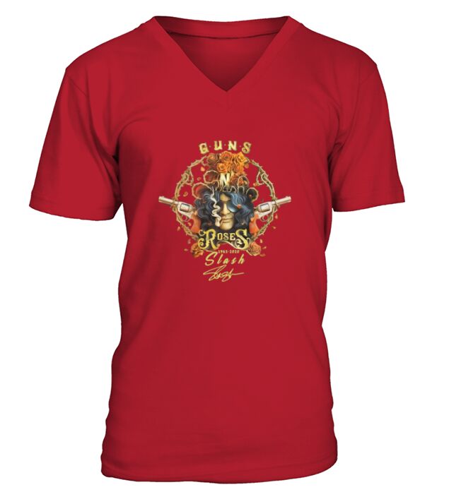 Roses Slash 1965 2020 Signature V-Neck T-shirt