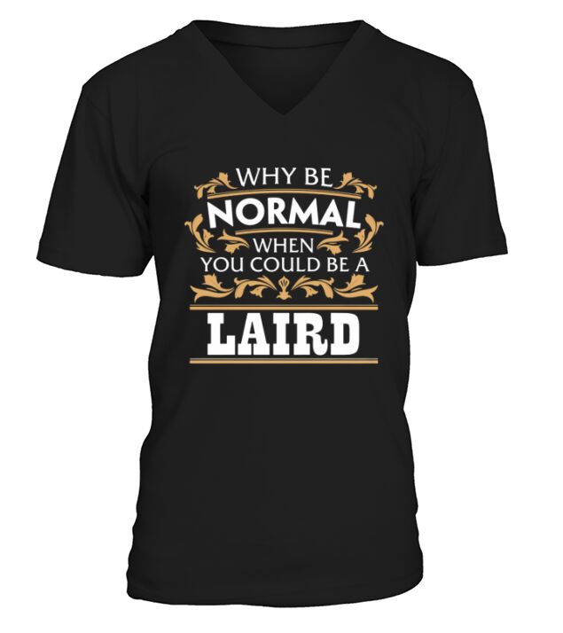 LAIRD Lustiges T-Shirt V-Neck T-shirt
