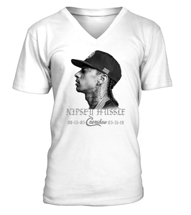 RIP Nipsey Hussle - Unisex Long Sleeve V-Neck T-shirt