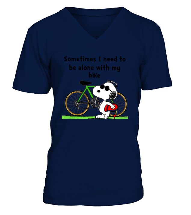 Snoopy Bike ! V-Neck T-shirt